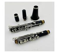 17 Tasti SI Corpo Piatto In Bachelite Strumento Per Clarinetto Nero Con Custodia E Accessori