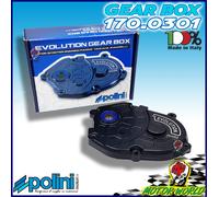 170.0301 COPERCHIO INGRANAGGI EVOLUTION POLINI NERO APRILIA SR 50 2T ARIA 1996