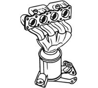 170 CV CATALIZZATORE PER BMW 1 E87 120i KW 125 CV 170