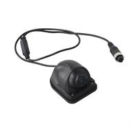 170 ° Fisheye Obiettivo grandangolare a tenuta stagna Abs Housing Compatibile Quartet Pin Heavy Duty Ahd 1080p Vista Frontale Ir Parcheggio con Fotocamera