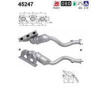 170 KW 231 CV CATALIZZATORE PER BMW 3 E46 330xi