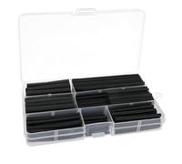 170 Pezzi Termorestringente, Connettore Termorestringente, Kit Guaine Termorestringenti, Con 8 Diverse Dimensioni Tubo Termorestringente a Doppia Parete, per Isolamento Elettrico, Riparazione Cavi