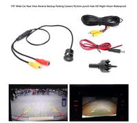 170° Wide Auto Retrovisore Telecamera Retromarcia 18.5mm Punzone Foro HD Night