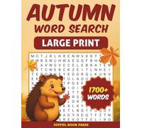 1700+ Words Autumn Word Search: Large Print Fall Word Search for Adults & Seniors