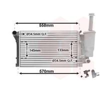 17002291 VAN WEZEL Radiatore, Raffreddamento motore per FIAT