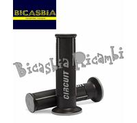 17047 - MANOPOLA CIRCUIT SPEED FORATA COLORE NERO - GRIGIO