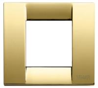 Vimar 17092.32 Idea Placca Classica 1/2 Moduli Oro Lucido