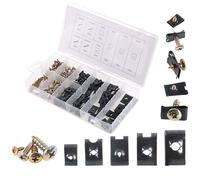 170Pc Universale U Clip Dado Vite Kit Auto Veicolo Paraurti Corsa Pannello Porta
