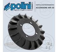 171.0664 POLINI VENTOLA DI RAFFREDDAMENTO NERA PER KIT ACCENSIONE PIAGGIO APE 50