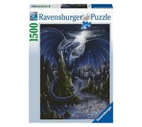 PUZZLE TEMATICO RAVENSBURGER L OSCURO DRAGO BLU 1500 PZ