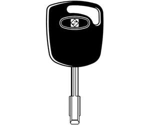 17159 Q.TA' 2 SILCA FO21TE CHIAVE TRANSPONDER VUOTA ACCIAIO