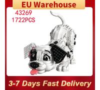 1722 pezzi Cucciolo carino Blocchi di costruzione Animale Modello di cane Assemblaggio fai da te Giocattoli in mattoni Regalo di Natale per bambini Compatibile con il set 43269