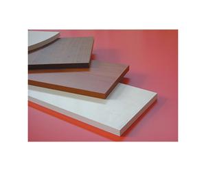 17250 Q.TA' 5 MENSOLA SQUADRATA FRASSINO BIANCO 40X1,8X 80 CM