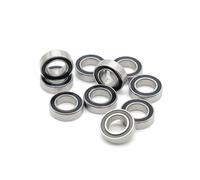 17287-2RS MR17287 17287RS 17x28x7mm Ruote for bici Cuscinetto di riparazione del movimento centrale 2 pezzi