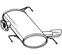 Silenziatore terminale 247-009 BOSAL per BMW 3 Touring 3