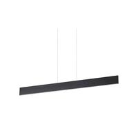 Sospensione Industrial-Minimal Desk Metallo Nero Led 32W 3000K Luce Calda