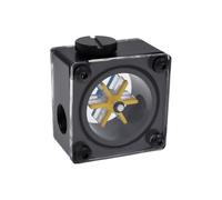17350 4250197173506 Eisflügel Durchflussanzeiger G1/4 eckig - Acetal (schwarz)
