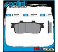 174.0100 PASTIGLIE FRENO POLINI POSTERIORE SYM JOY RIDE 200 I EVO 200CC 2010- OR