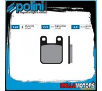 174.2015 PASTIGLIE FRENO POLINI ANTERIORE BETA TR 35 125 125CC 1990- SINTERIZZAT