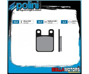 174.2015 PASTIGLIE FRENO POLINI ANTERIORE CAGIVA MANTIS 50 50CC 1998- SINTERIZZA