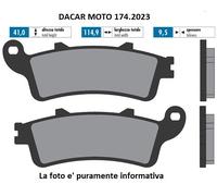 174.2023 PASTIGLIE FRENO SINTERED POLINI HONDA : FORESIGHT 250 99