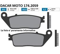 174.2059 PASTIGLIE FRENO ORIGINAL POLINI KYMCO PEOPLE 200 GTi (BF40)