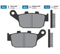 174.2073 PASTIGLIE FRENO SINTERED POLINI HONDA : FORESIGHT 250 99