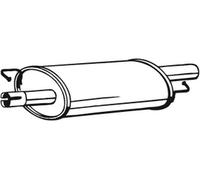 IZAWIT 23.104 Marmitta centrale per VW Transporter V Van (7HA, 7HH, 7EA, 7EH)