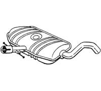 174 CV SILENZIATORE CENTRALE PER VW Golf III 1H1 2.8 VR6 KW 128 CV 174