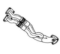 174 cv Tubo gas scarico per Ford Galaxy WGR 2.8i V6 2792 cc 128 KW 174 CV