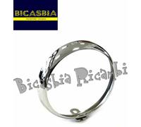 1746 - GHIERA FARO FANALE CROMATA DM 105 MM SIEM VESPA 150 VL2T VL3T