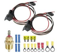175-185 Gradi Auto Radiatore Auto Elettrico Ventole Termostato Sensore Temperatura Interruttore Kit Relandese Relagibile Elettrico Sensore Set Raffreddamento