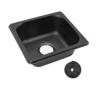 175 x 160 x 70 mm per lavello per 304 in acciaio inossibile goccia elettroplata nera nel lavandino della barra per la barca