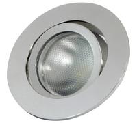 MEGATRON Anello da incasso LED Decoclic GU10.3, rotondo, argento Megatron