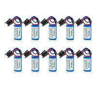 1756-BA1 - Batteria al litio da 3,0 V, 1200 mAh, per Allen Bradley AB 1756-L1 1756-BA2 BR2 3A-AB, confezione da 10