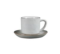 175ml/6oz Ceramica Latte Glaze Varied Flower Cup Japanese Household Simplicity-Colza Grigio Tazza di Caffè