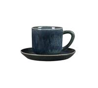 175ml/6oz ceramica latte smalto cambiamento fiore tazza giapponese semplicità domestica-blu fascino tazza di caffè