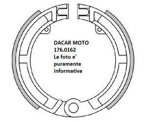 176.0162 CEPPI FRENO D125X17 SENZA MOLLA POLINI PIAGGIO APE 50 FL-FL2-FL3 6 MOLL