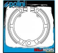 176.0162 CEPPI FRENO POLINI D.125X17 (senza molla) PIAGGIO APE 50