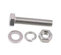 176 Pezzi 1/4-20 5/16-18 3/8-16 In Acciaio Inossidabile 304 Americano Set Di Viti E Dadi E Rondelle