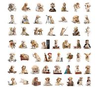 177 adesivi realistici per cani, pack di sticker decorativi per cuccioli, semplici a tema animali per scrivania, quaderno, diario e artigianato