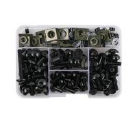 177 PZ M5 M6 Viti Bulloni Moto Fair Bolt Per YMA YZF R1 R15 R25 R3 R6 R125 MT03 MT07 MT10(Black)