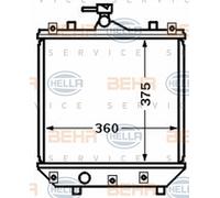 17700-83E00 Radiatore Suzuki Ignis II 1.3 / 1.5 Benzina dal 2003 ORIGINALE