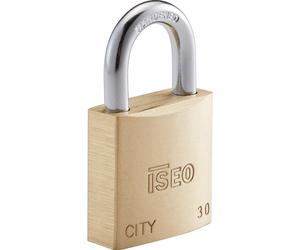 17757 Q.TA' 10 ISEO P700 LUCCHETTO CITY ARCO 30MM OTTONE