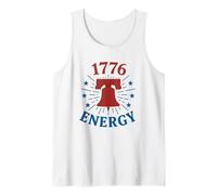 1776 Energy Liberty Bell Patriotic 4 luglio Canotta