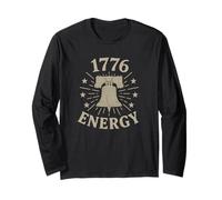 1776 Energy Liberty Bell Patriotic 4 luglio Maglia a Manica