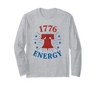 1776 Energy Liberty Bell Patriotic 4 luglio Maglia a Manica
