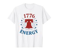 1776 Energy Liberty Bell Patriotic 4 luglio Maglietta