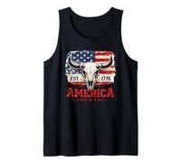 1776 Teschio di Toro America Canotta