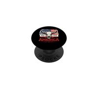 1776 Teschio di Toro America PopSockets PopGrip Adesivo